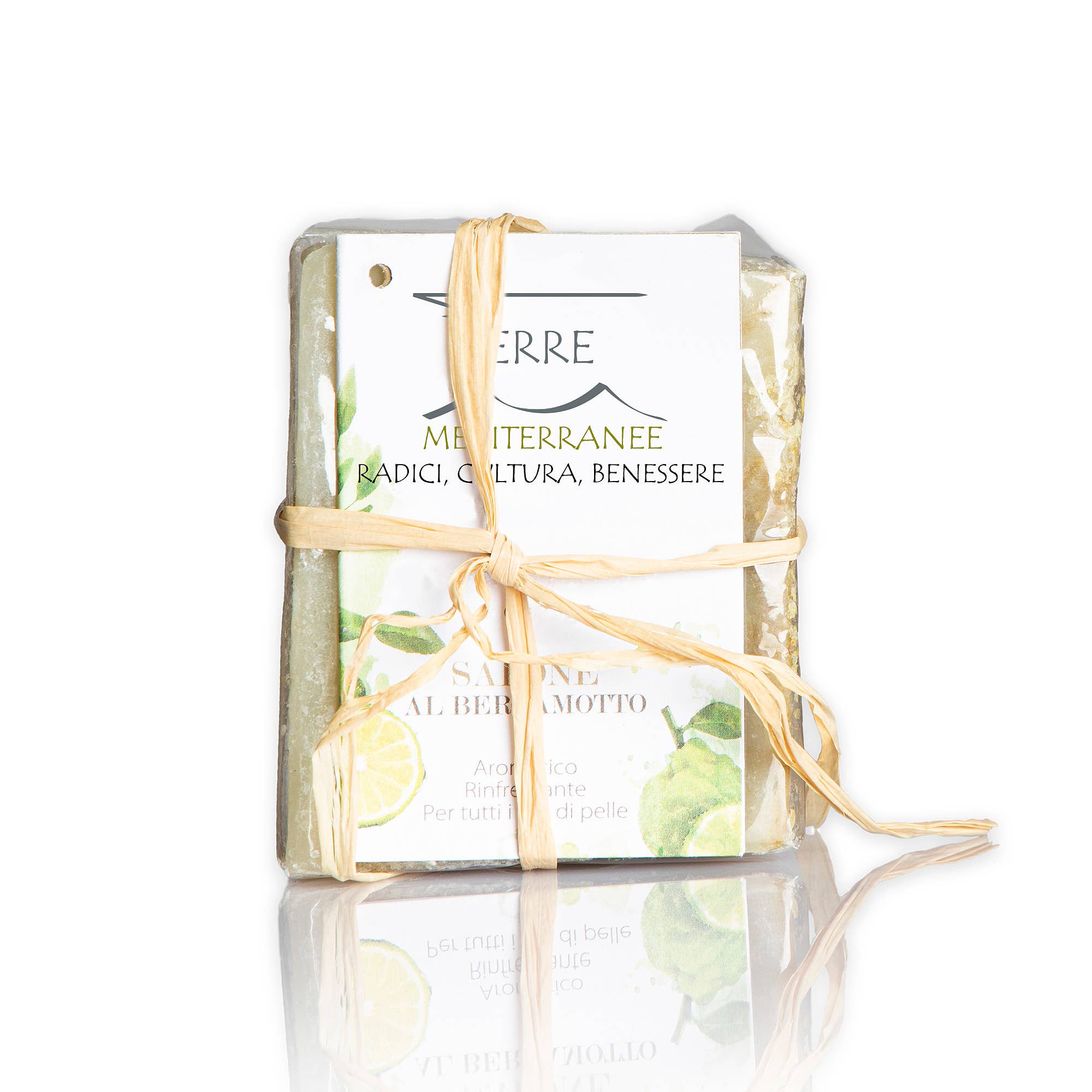 Terre Mediterranee – Großhandel Feste Seife – Bergamotten-Seife aus Kalabrien3