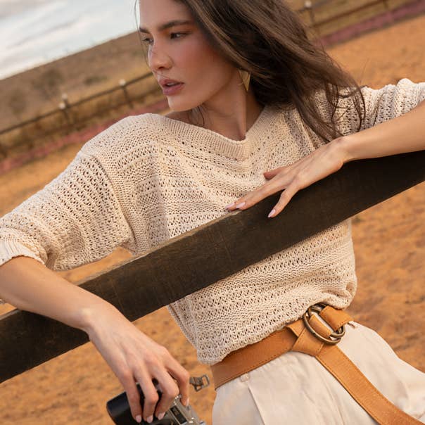 ADA Collection Belts - Wholesale Belt - Women's - Josie Belt – Cognac | Two-Ring Closure | One Size4