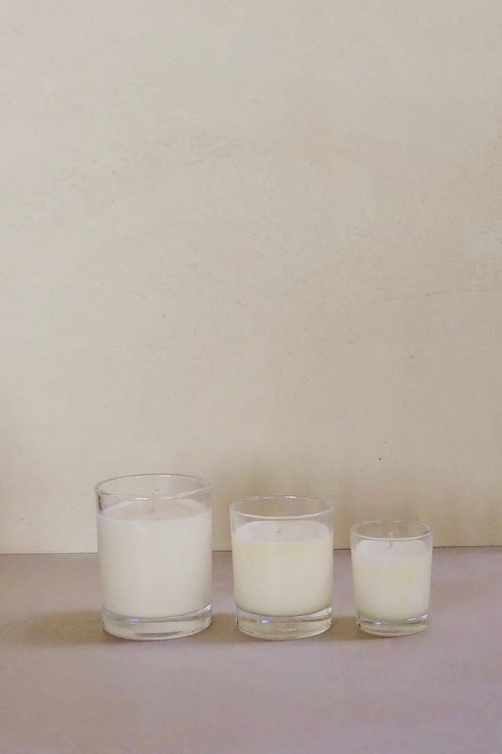 ELEVEN PEOPLE – Großhandel Kerze im Glas / gefüllte Kerze – Weiße Duftkerze im klaren Glasbehälter7