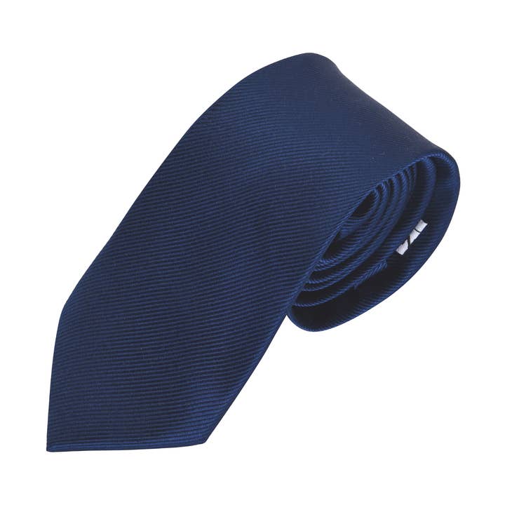 No Cold Feet - Wholesale Necktie - Men's - Navy Blue Silk Ties