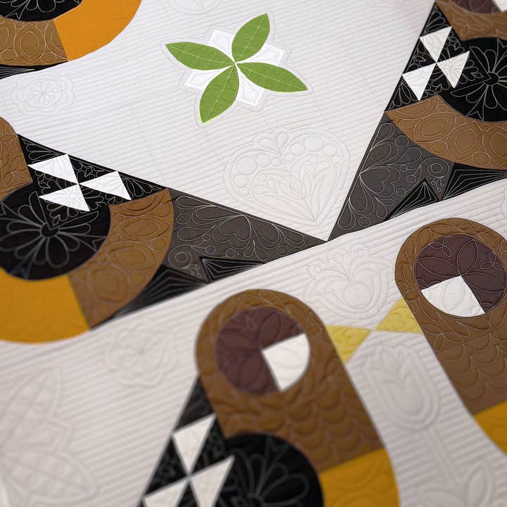 Quiltachusetts - Wholesale Craft Sewing Kit - Folk Birds Quilt Pattern4