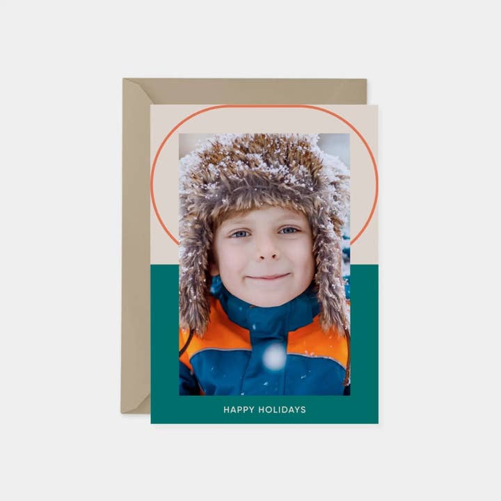 Tarjeta fotográfica de vacaciones Big Geo IV para venta al por mayor de The Design Craft