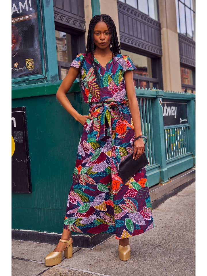 Amooti Store - Wholesale Blouse - Women's - Wrap Blouse Nakasesi - short sleeves1