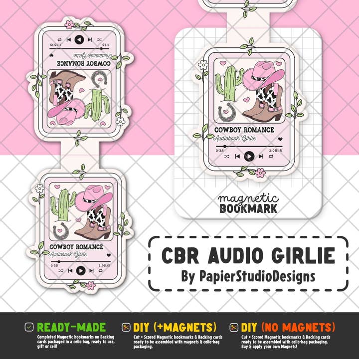 Stickiply - Wholesale Bookmark - Cowboy Romance | Magnetic Bookmark1