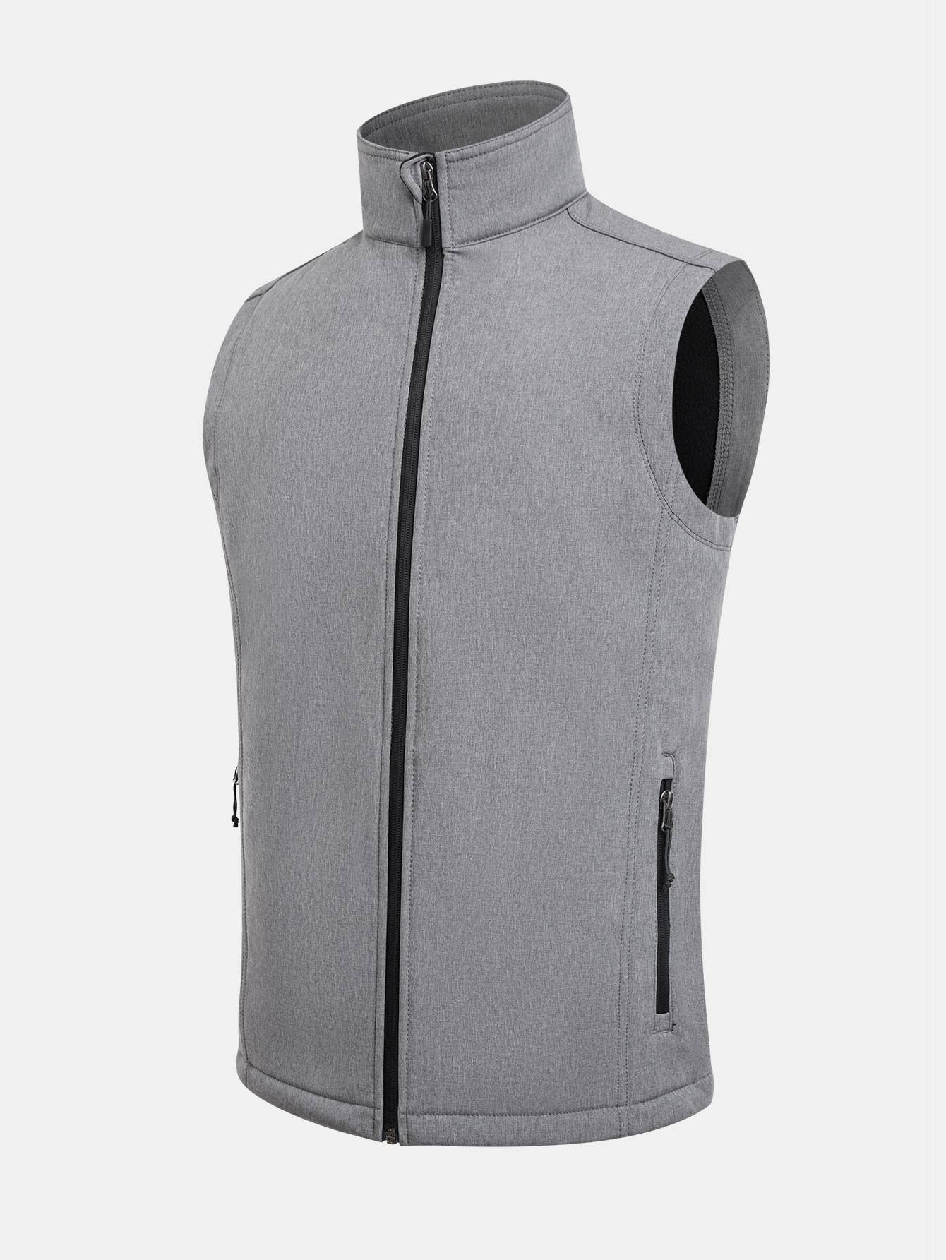 LeeHanTon - Wholesale Outerwear Vest - Men's - LeeHanTon Men’s Micro Fleece Lined Core Shell Vest13