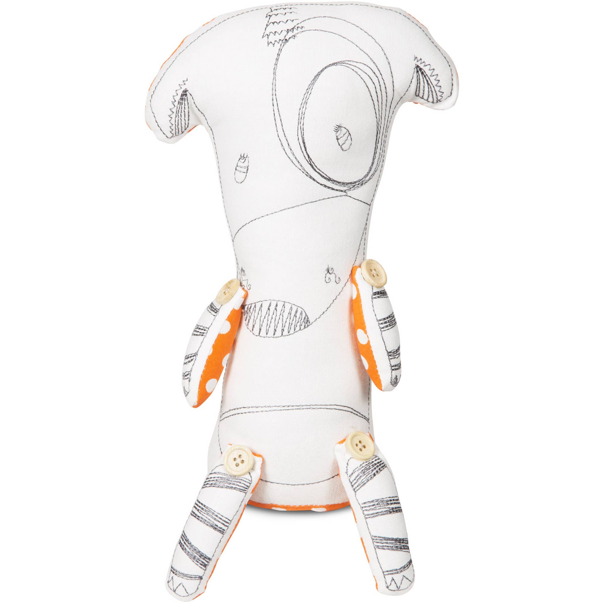 Pavilion - Wholesale Stuffed/Plush Toy - Kids & Baby - Domino the Dog - 11" Dog Stuffed Animal/Door Stopper0