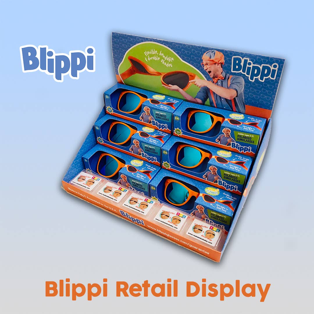 Roshambo Eyewear - Venta al por mayor Gafas de sol - Niños - Gafas de luz azul Blippi10