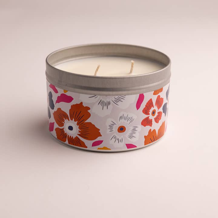 Buttercupp Candles - Wholesale Jar/Filled Candle - Summer Mimosa| Tin Candles | Â Summer Soy Candle | Soy Wax