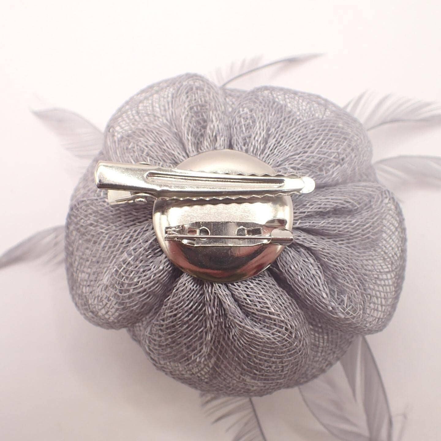 Topkids Accessories - Wholesale Fascinator Hat - Women's - Fascinator Hair Clip Fascinator Flower Hair Clip Fabric Flower Clip Wedding Fascinator Wedding Corsage Flower Fascinator On Clip & Brooch Pin For Women, Ladies, Girls17