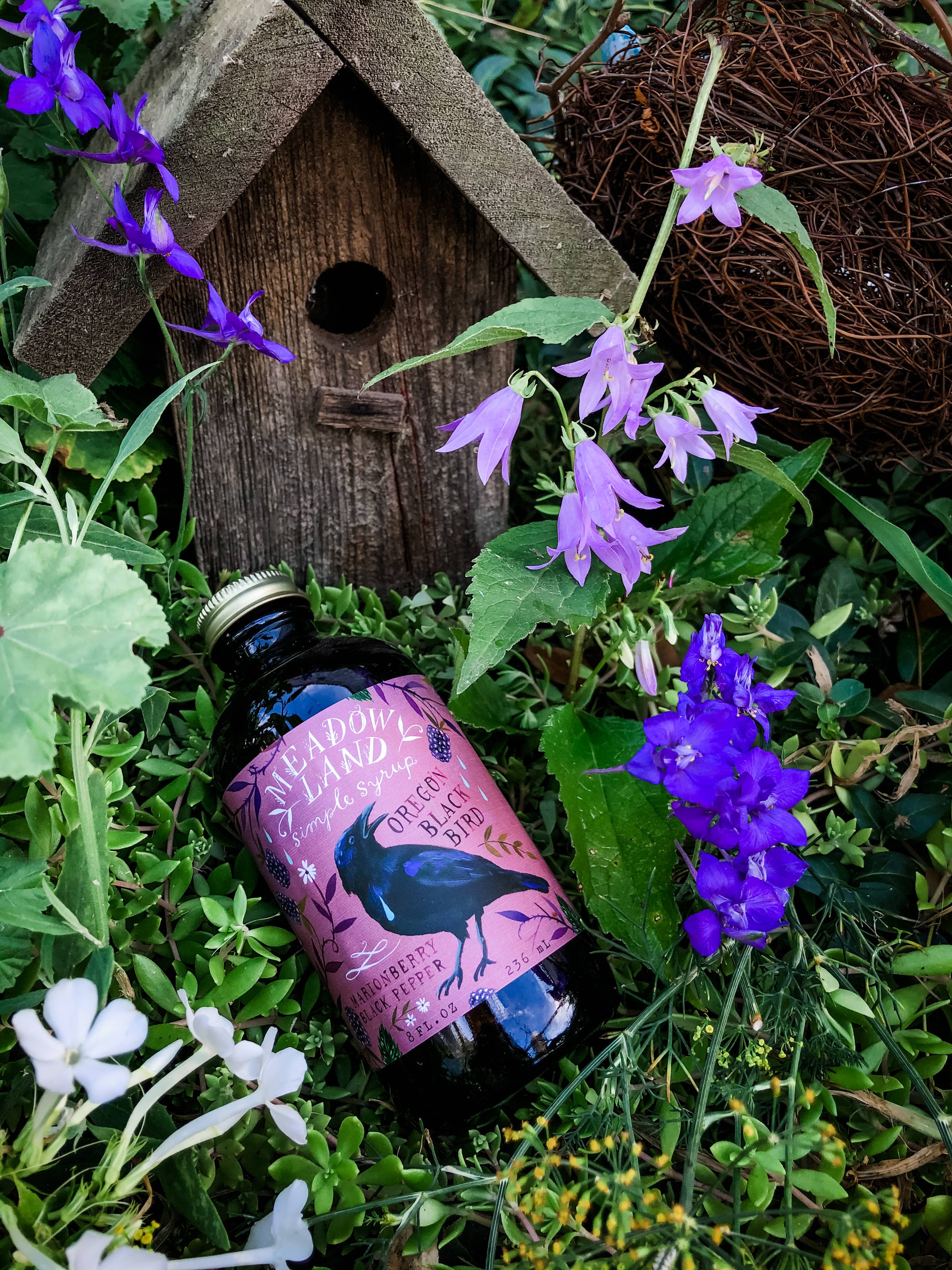 Meadowland Syrup - Wholesale Cocktail Mix/Syrup - Oregon Black Bird Simple Syrup