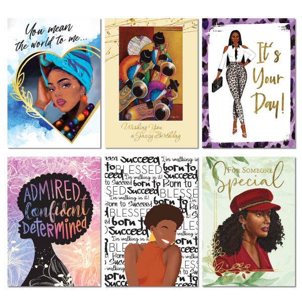 African American Expressions - Wholesale Birthday Card - AOAB840 Birthday Card Assortment3