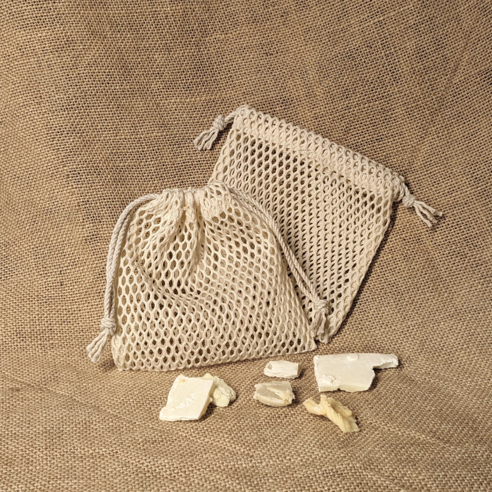 Savons Arthur - Wholesale Zeep in tasje/zakje - Zeepzakje van katoen om restjes te bewaren0
