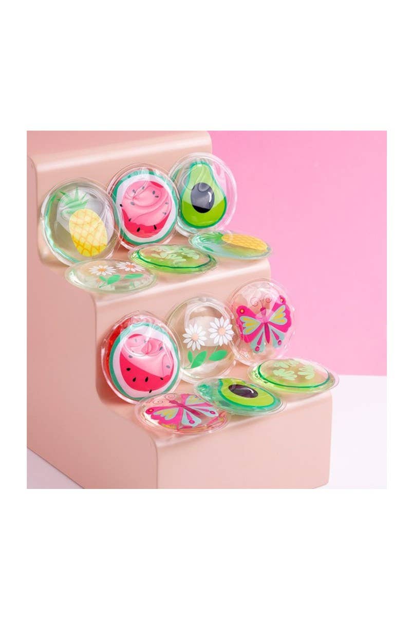 PINEAPPLE Beauty - Wholesale Eye Treatment Mask - CALA 69167 Rainbow Hot & Cold Eye Pads - 12set3