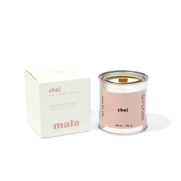 Mala the Brand - Wholesale Jar/Filled Candle - Chai | Coconut-Soy Wax Candle 1
