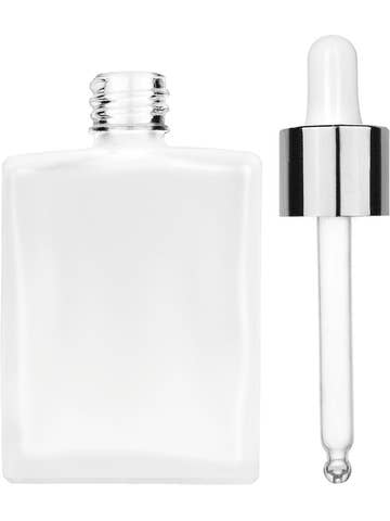 Elegant Frosted Bottle with White Dropper - 60ml for wholesale by Best Bottles