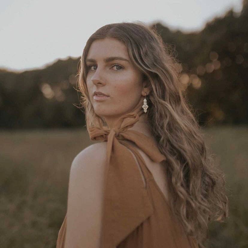 Silver Linings Collection - Wholesale Dangle earrings - Florence Earrings -  Silver1