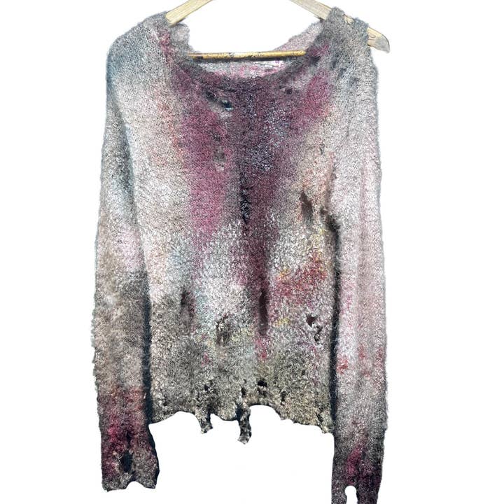 Pink Fuzzy Zombie Sweater for wholesale by TaylorMade Costume Design