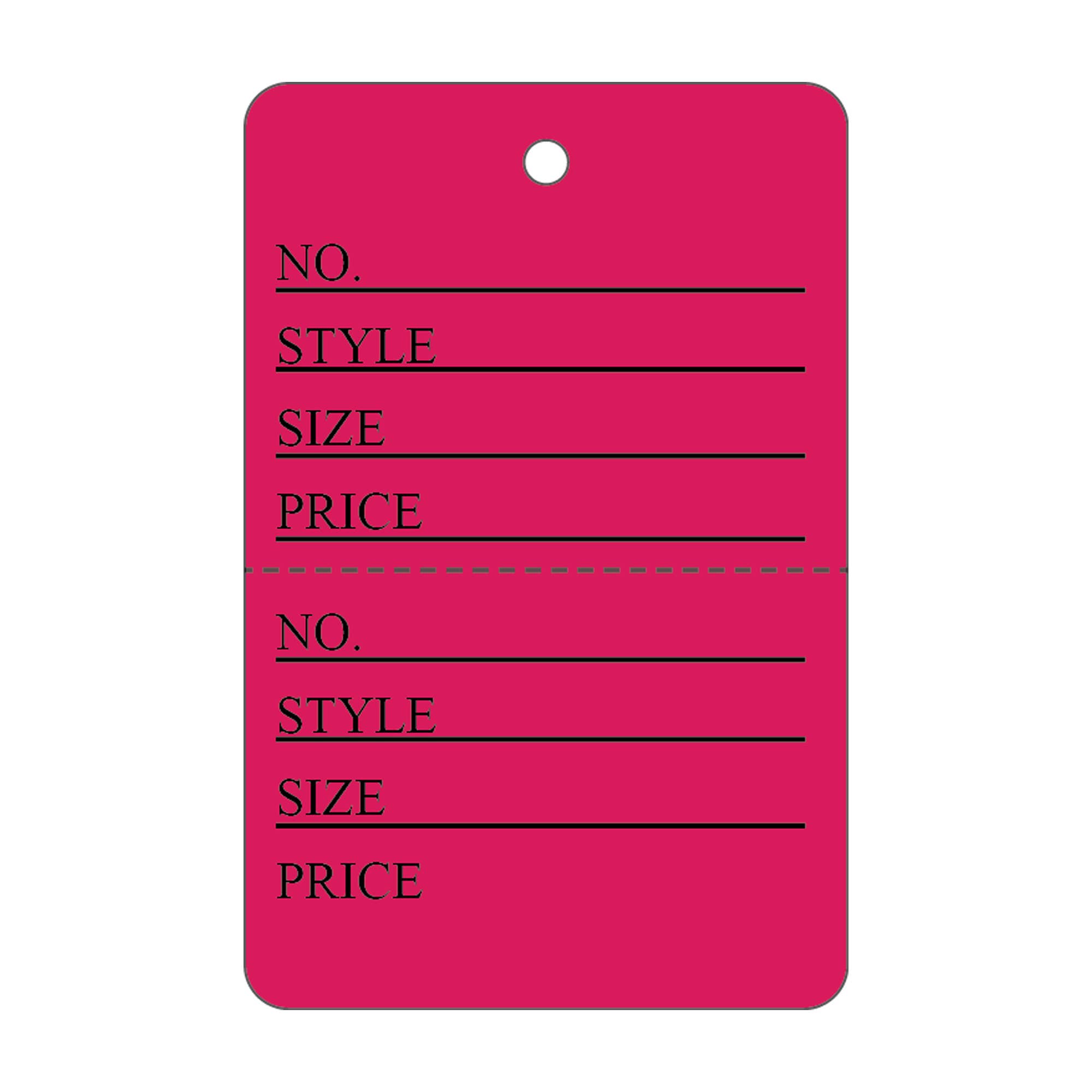 Suburban Sales - Wholesale Gift Tag - Large 2-Part Retail Tags 1,000pcs/box2