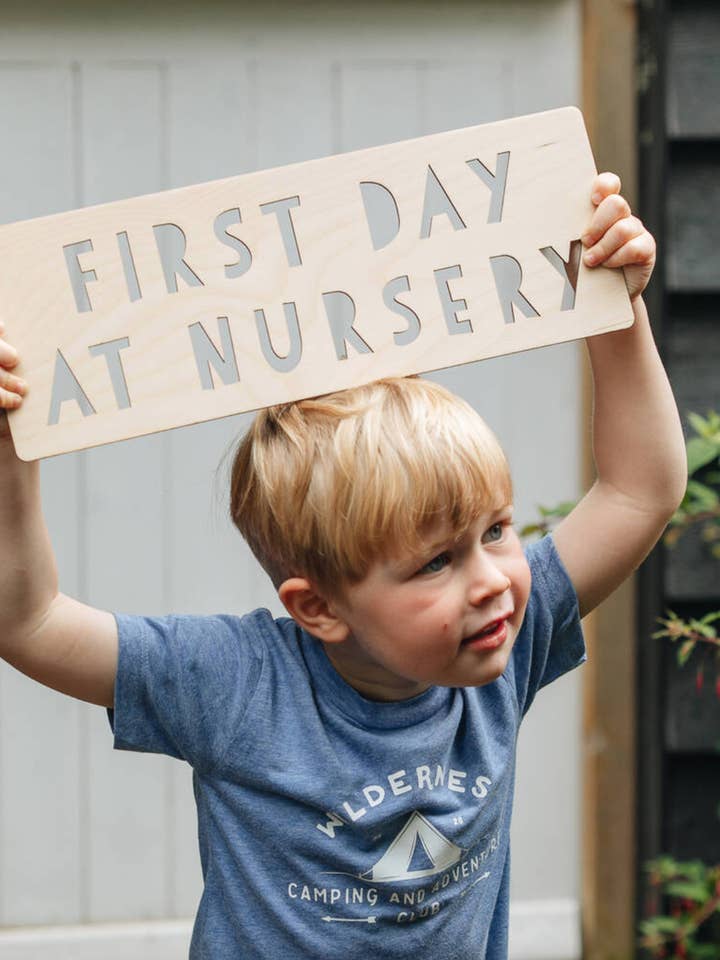 Custom Text Wooden Nursery Sign for wholesale by CloudsandCurrents