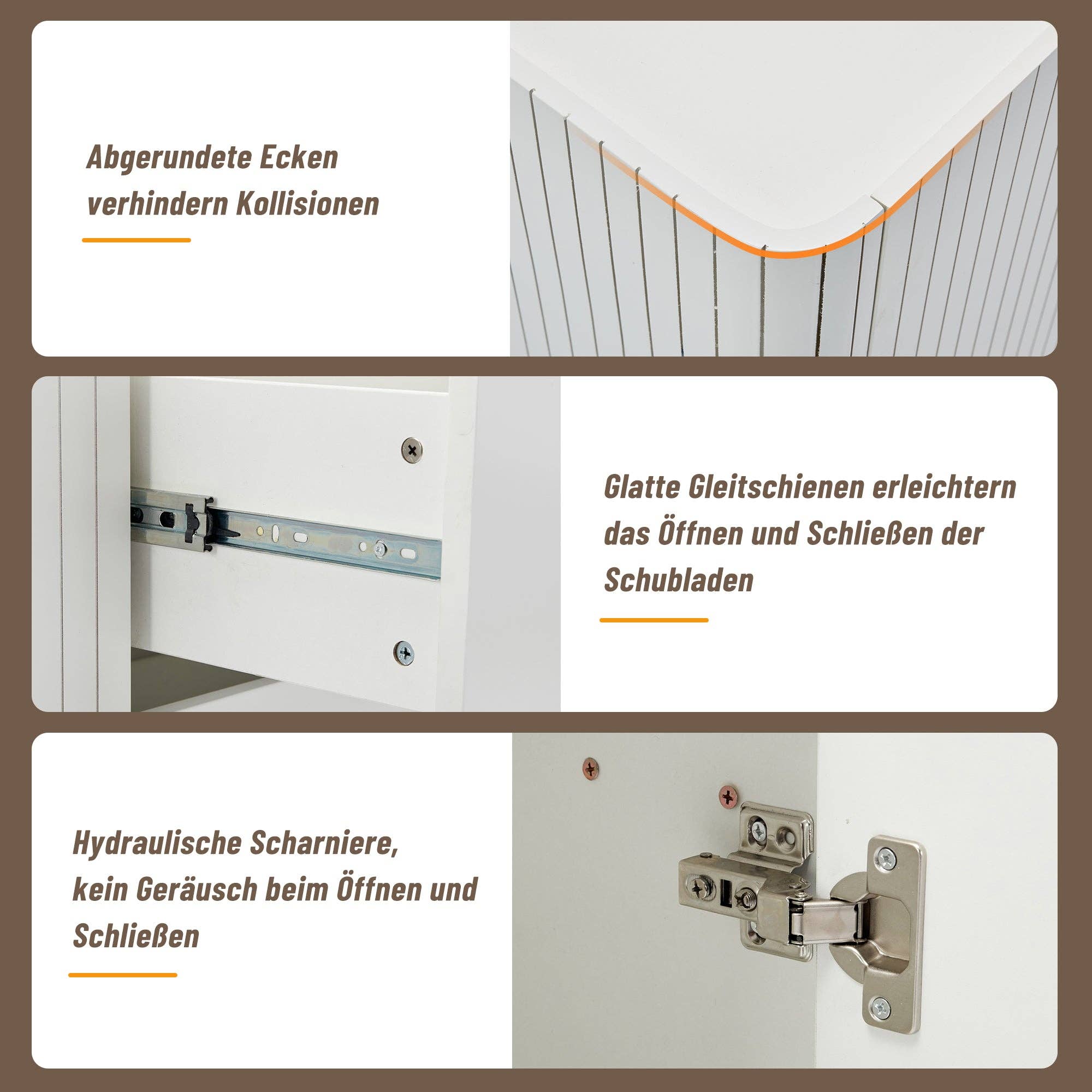 Urban Meuble – Aparador por atacado – Buffet branco elegante 2 portas, 2 gavetas com iluminação LED 150*35*80cm KRAUDREL36