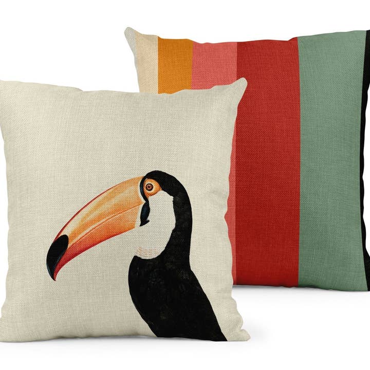 Toco Toucan Kudde för wholesale av Mustard & Gray Ltd