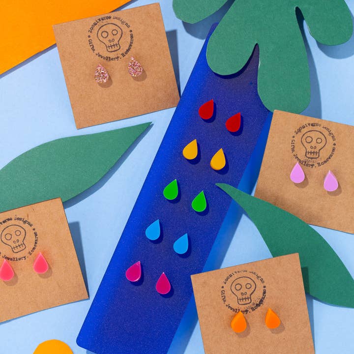 Brincos de gota de lágrima por atacado de Zooniverse Designs