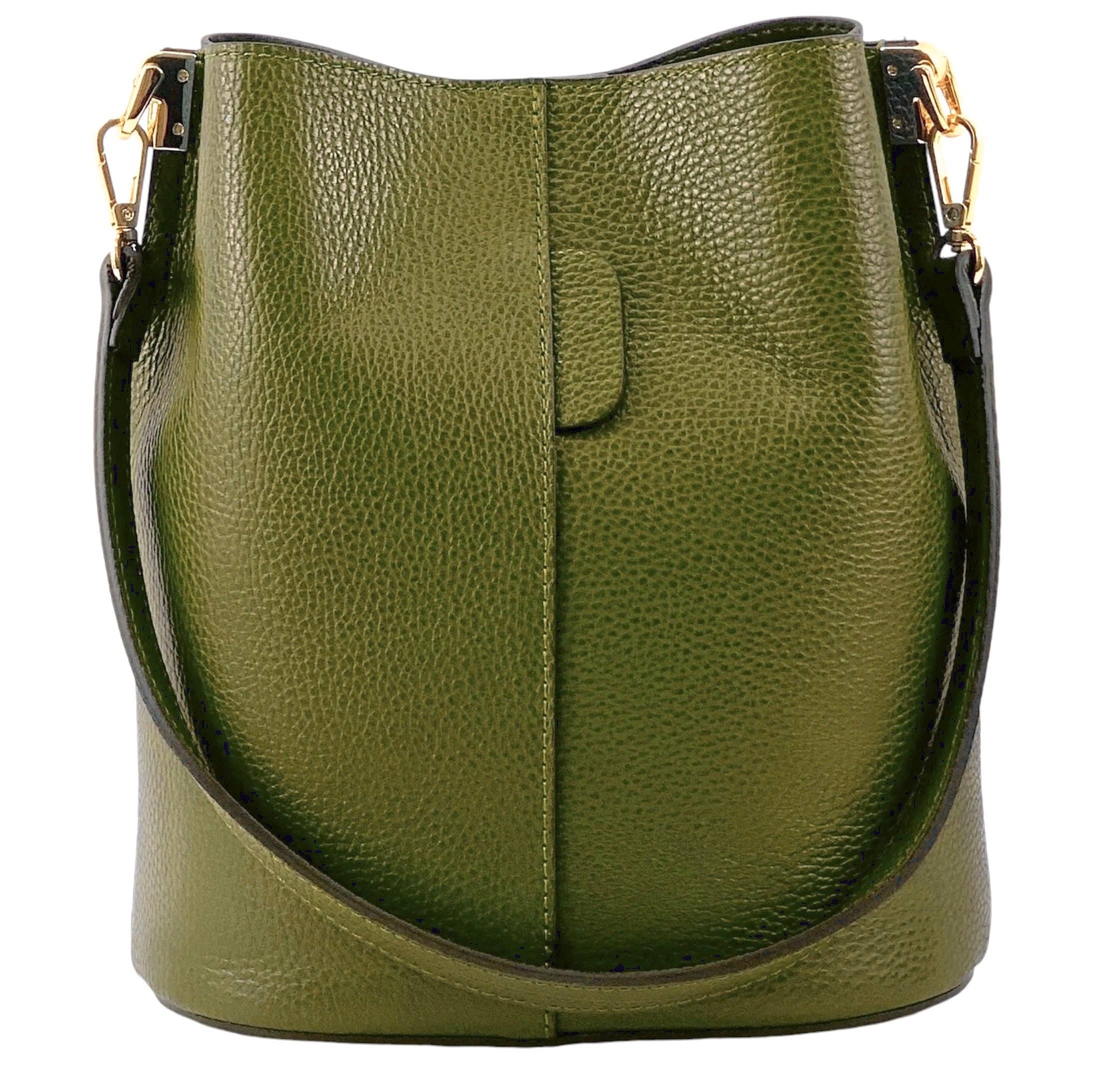 MODARNO - Venta al por mayor Bolso con correa - Mujer - Bolso tipo bucket Giulia de cuero Dollaro genuino MODARNO28