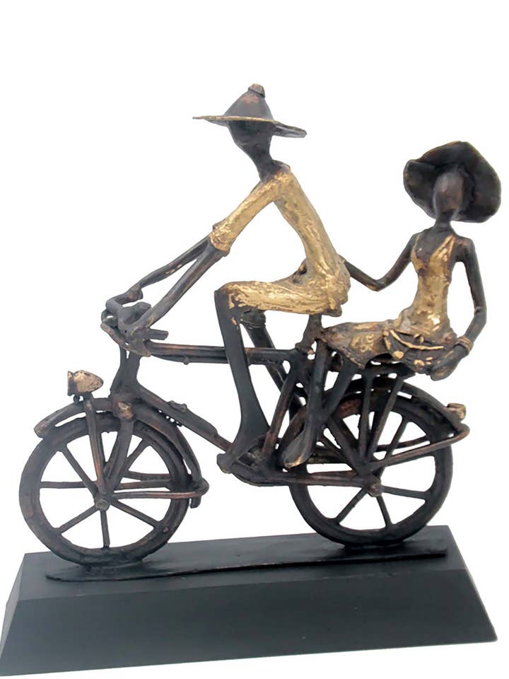 Couple on a bike No. 2 for wholesale by Lafi Bala