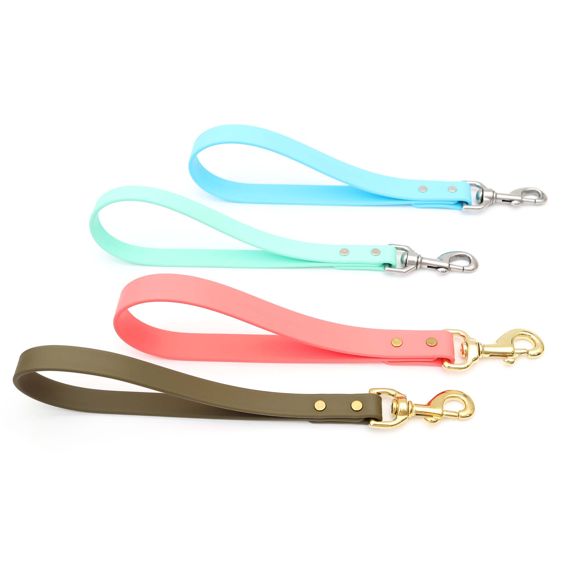 Mimi Green – wholesale Pet leash – Dog – Traffic Dog Lead – All Waterproof Biothane Rubber Colors7