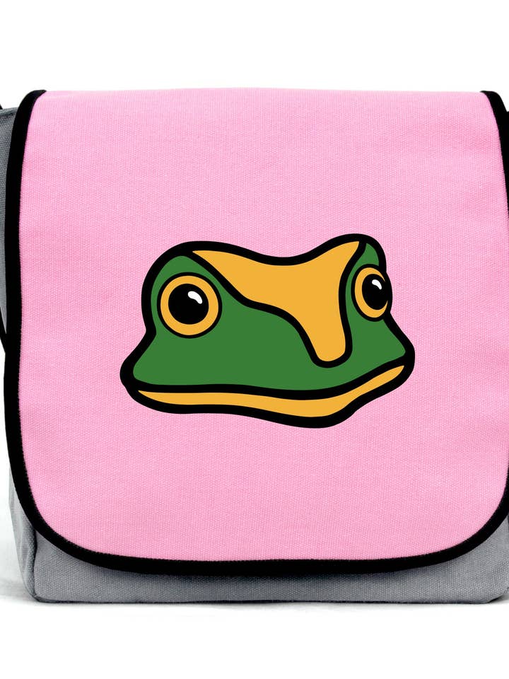 Umhängetasche mit Froschmotiv für den Großhandel von Clumsy Hooves