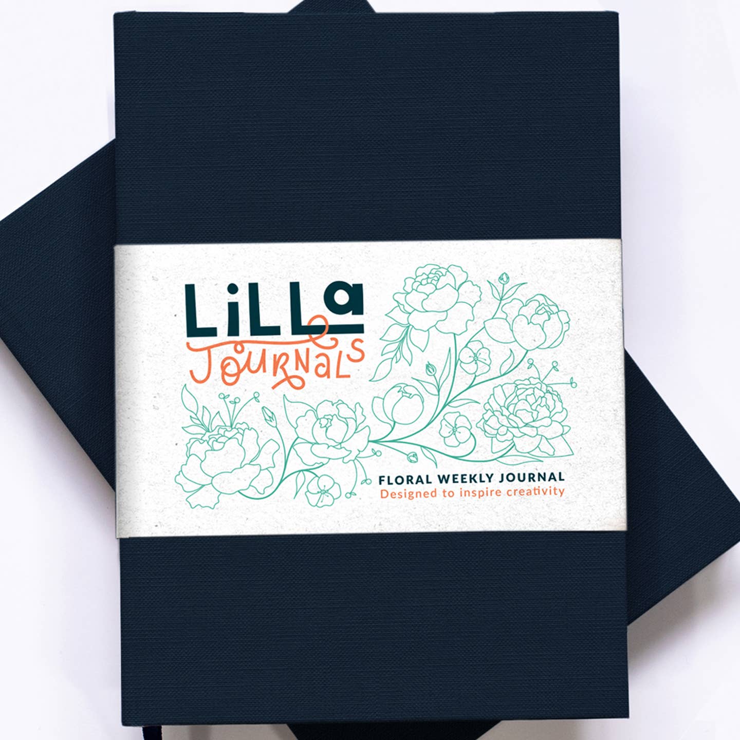 LILLA Journals – wholesale Journal/diary – Floral Weekly Bullet Journal | Undated illustrated planner0
