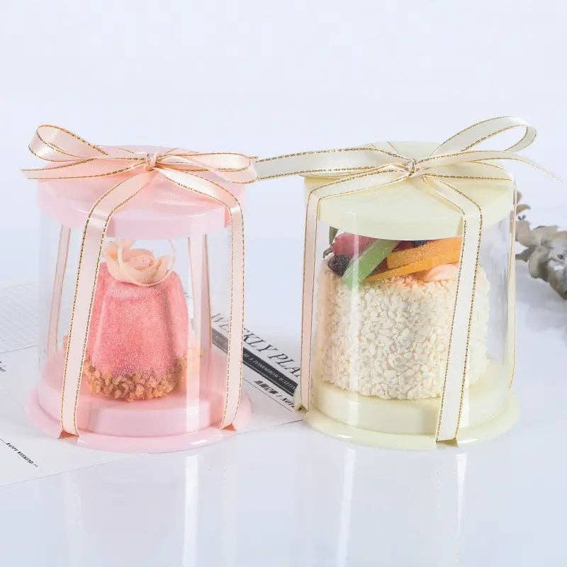 Elegant Design Supply – wholesale Cake decorating kit – Mini 2 inch Transparent Clear Box (10pcs/set)10