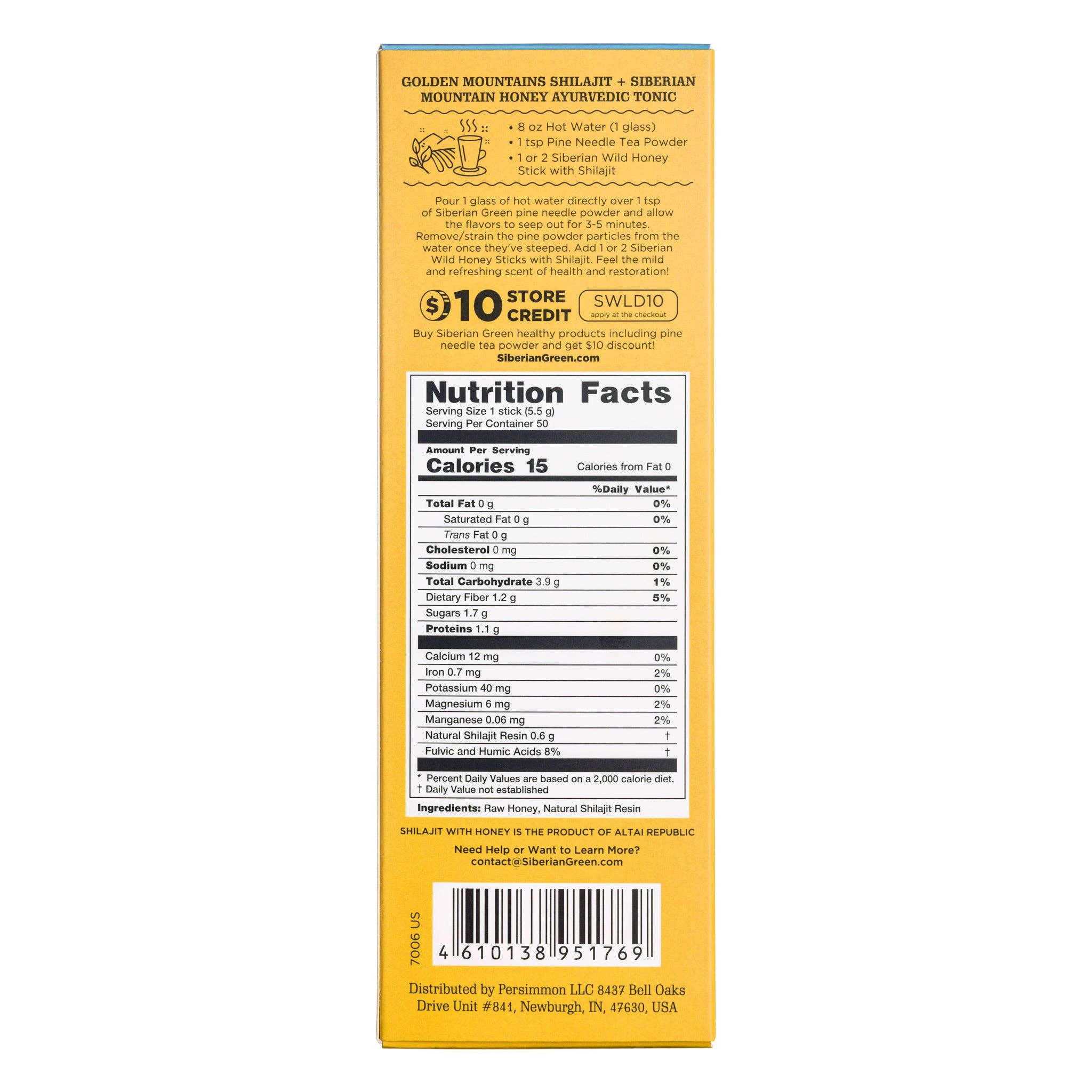 SiberianGreen - Wholesale Honey - Siberian Wild Meadow Honey Sticks with 8% Shilajit – 50 Pack Portable Honey Superfood for Active Lifestyles4