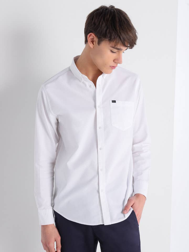 BENDORFF - White Oxford shirt for wholesale by PAUSANT SHOP ONLINE
