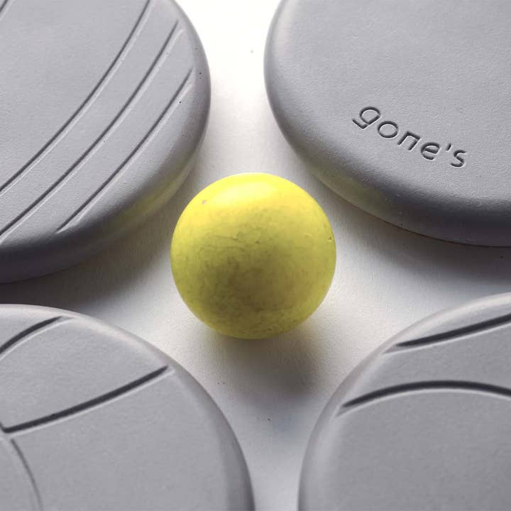 GONE'S - Wholesale Board Game - Pétanque concrete and cork coasters x61