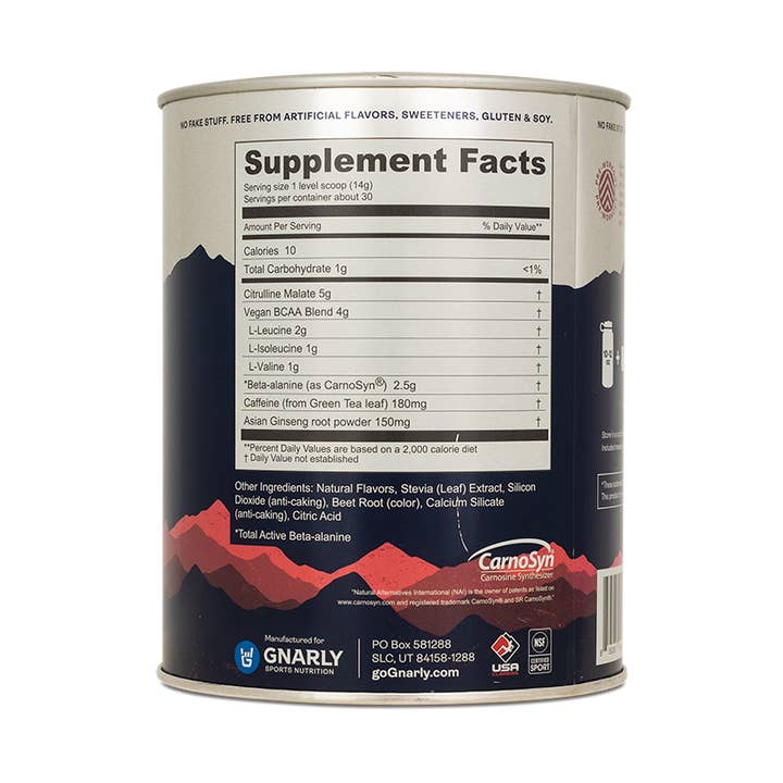 Gnarly Nutrition – wholesale Powdered health drink – Gnarly Pre Workout - Strawberry Lemonade1