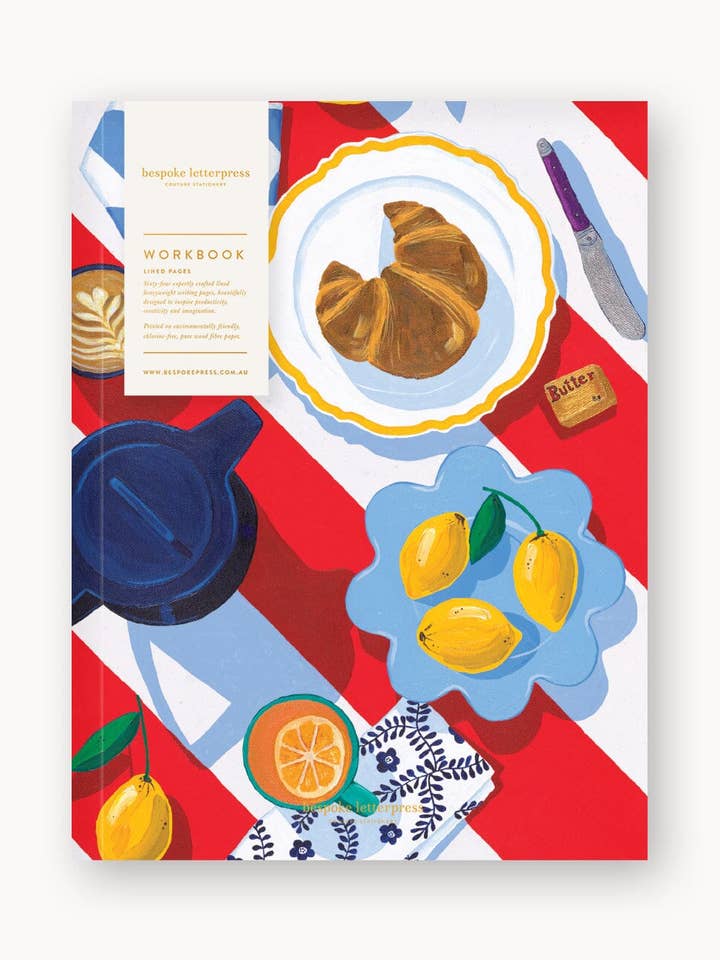 Cahier de Brunch pour la vente par Bespoke Letterpress