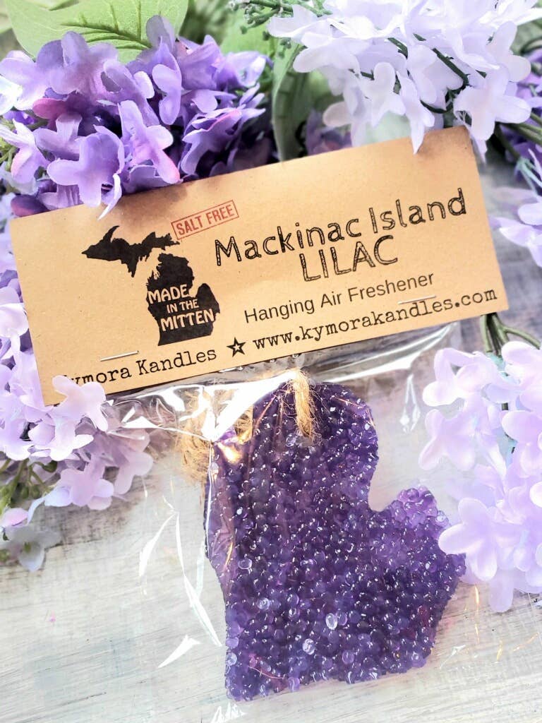 Kymora Kandles - Wholesale Air Freshener - Hanging Air Freshener -Mackinac Island Lilac