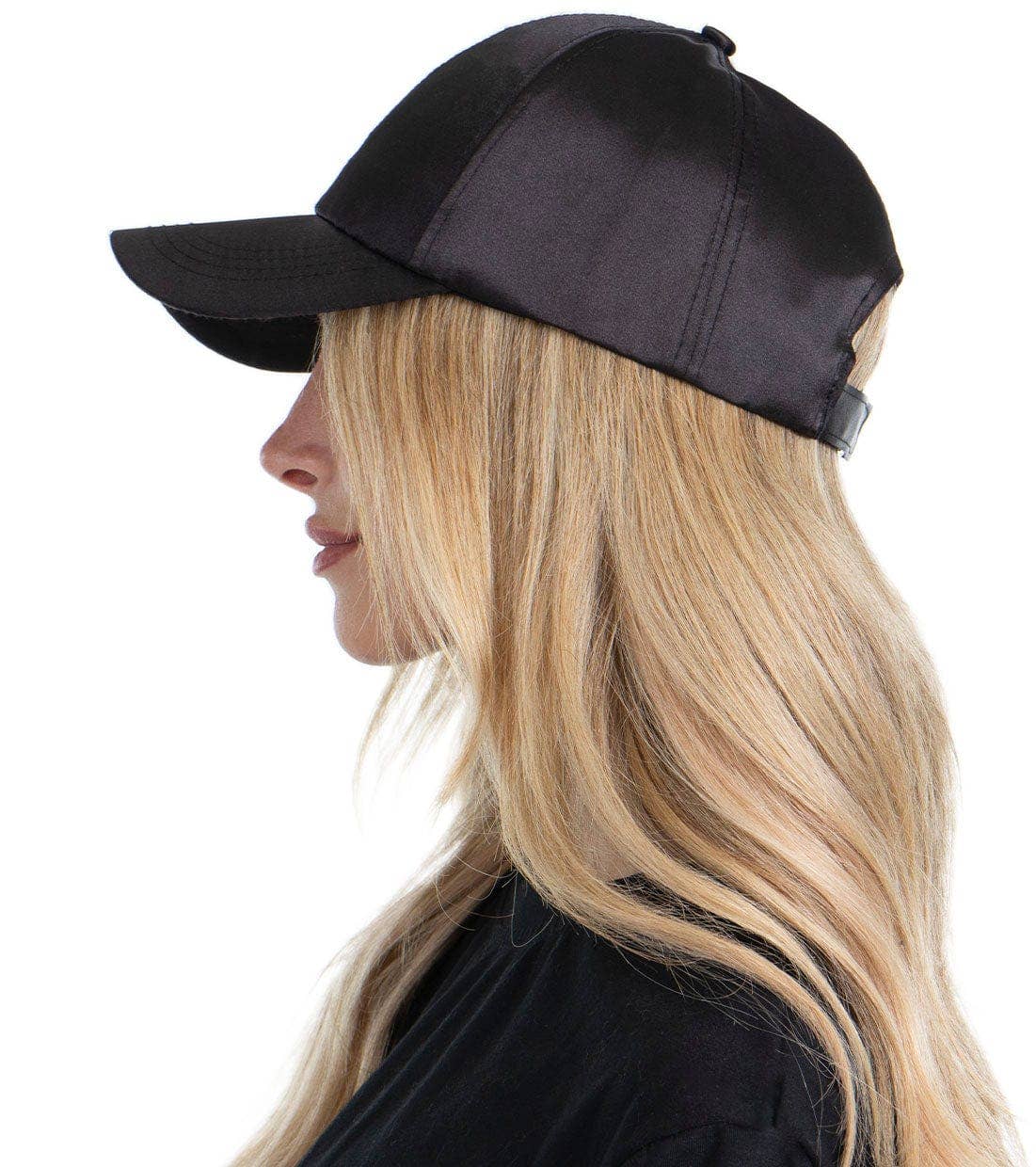 BLACK Magid Satin Baseball Cap for wholesale on Faire2