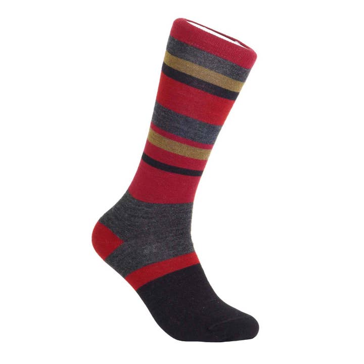 Shupaca Alpaca - Wholesale Socks - Unisex - Alpaca Socks - Linea - Crimson