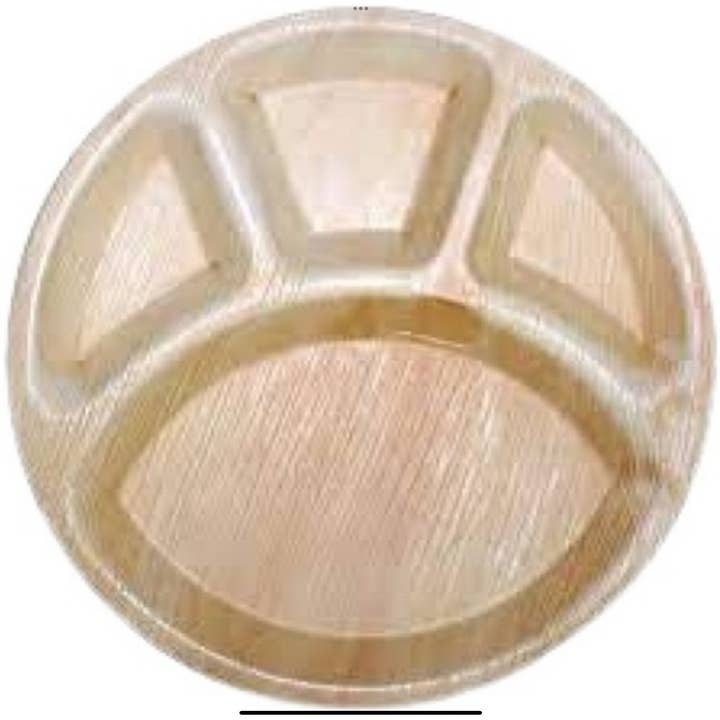 Palm Plates LLC - Wholesale Dinner Plate - 12” 4 compartment Plate-Dinner plate4