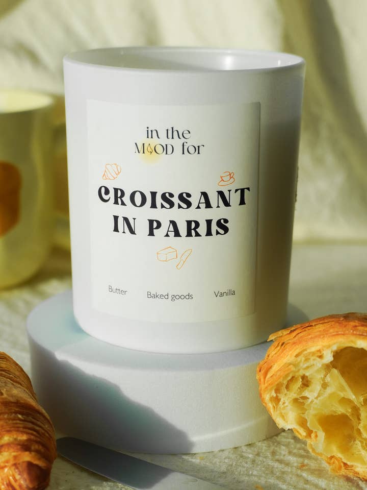 Croissant i Paris Lys ⎮ Rejseinspireret lys for engroshandel hos In the Mood for