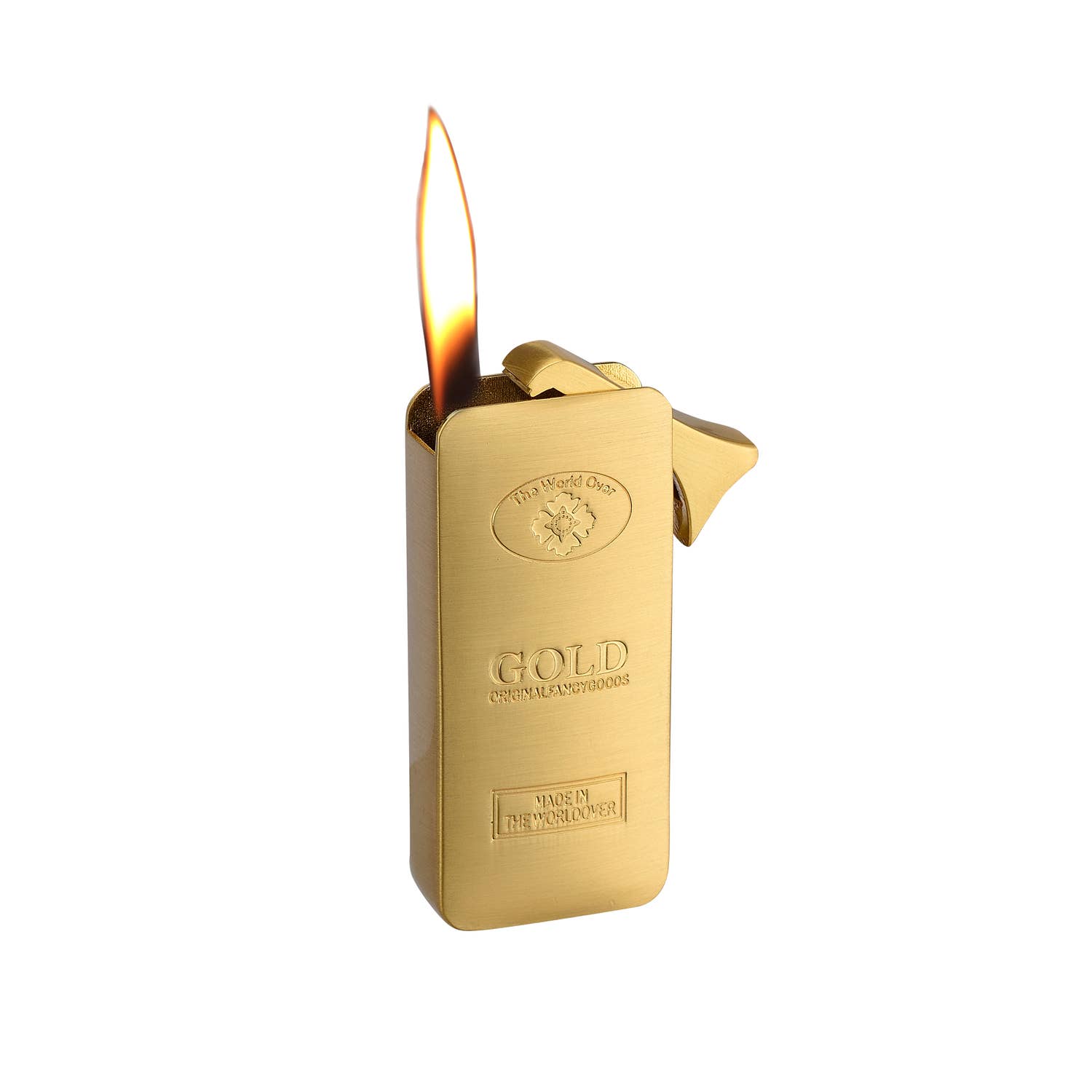 Champ by Polyflame - Vente Briquets - Briquet lingot d'or métal semi-luxe -0