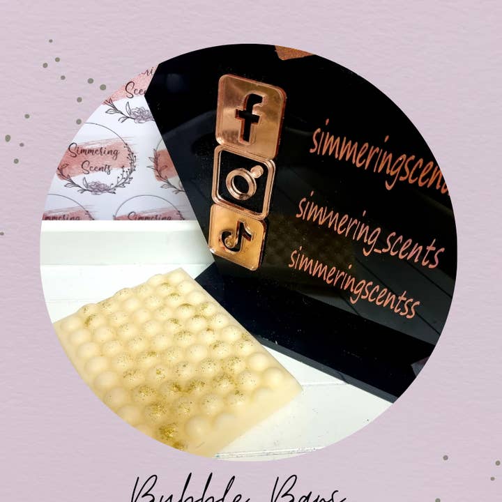 Bubble Bars for wholesale by Simmering Scents