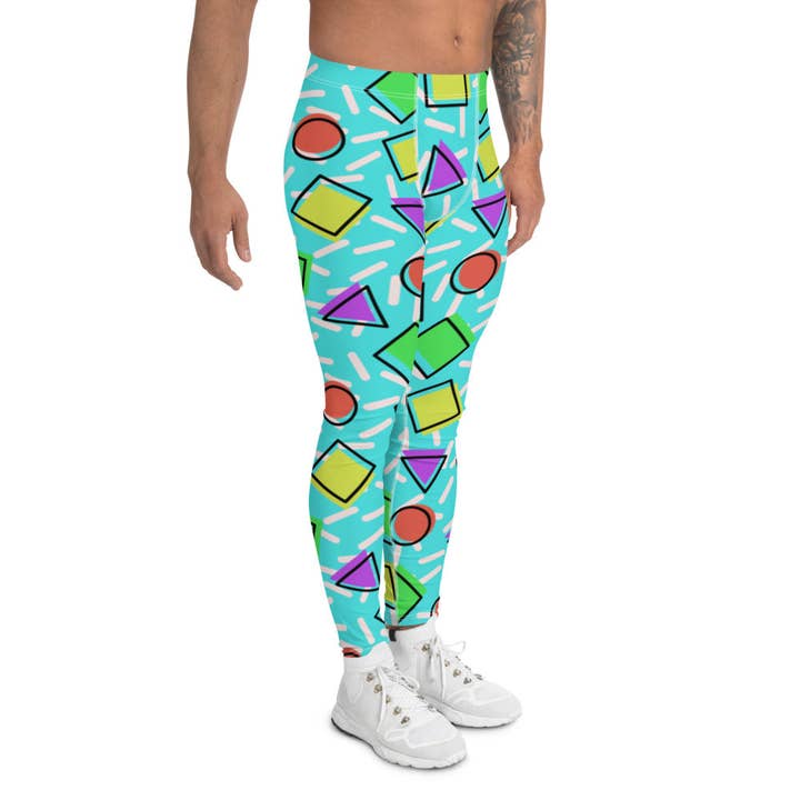 Leggings Homem Estampadas | Memphis Primary por atacado de BillingtonPix