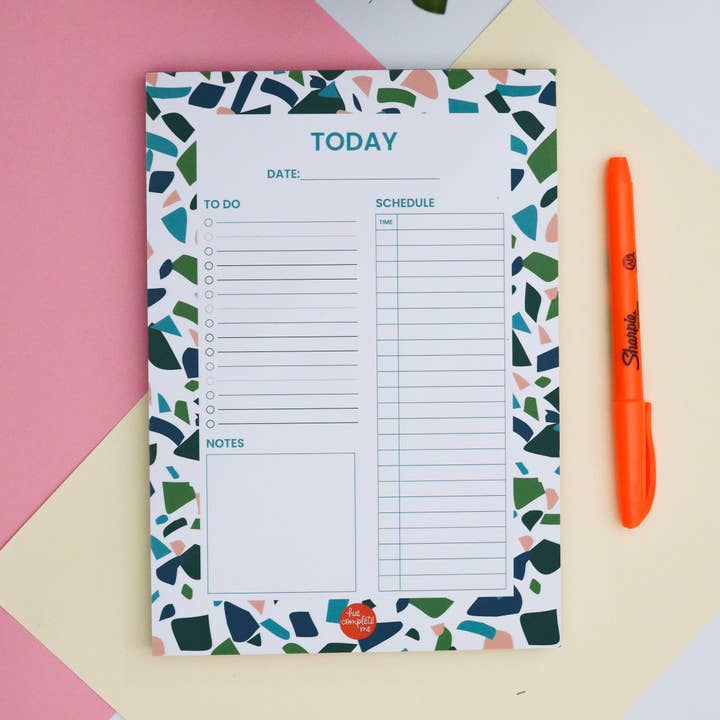 Terrazzo Planner Bloknote voor wholesale door Hue Complete Me