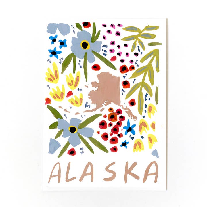Alaska Print for wholesale by Small Creative