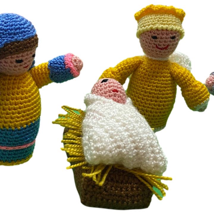 Crocheted Nativity Collection "Holy Family" for wholesale by HDIF-USA