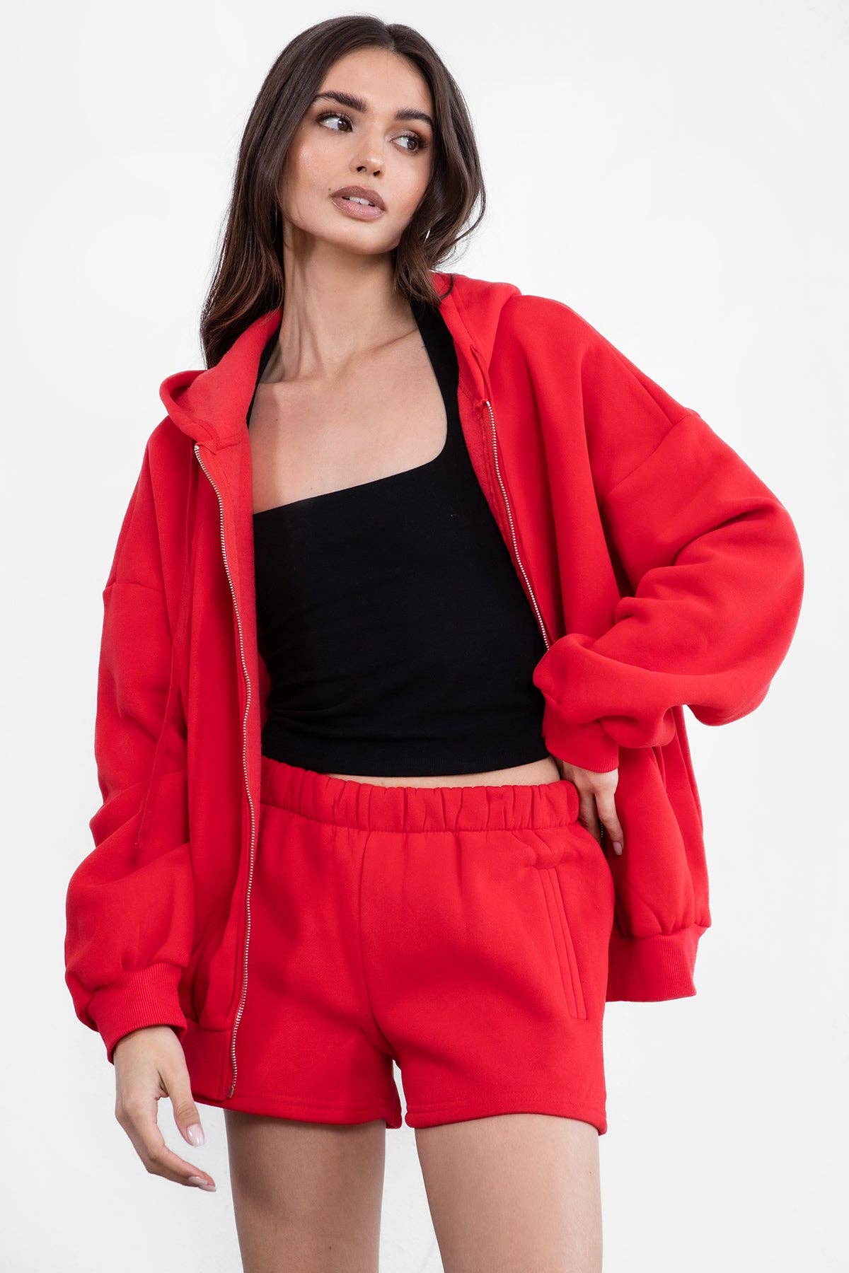 TICTOC - Wholesale Hoodie - Women's - Plus Size Oversized Loose Fit Hoodie TH29489X34