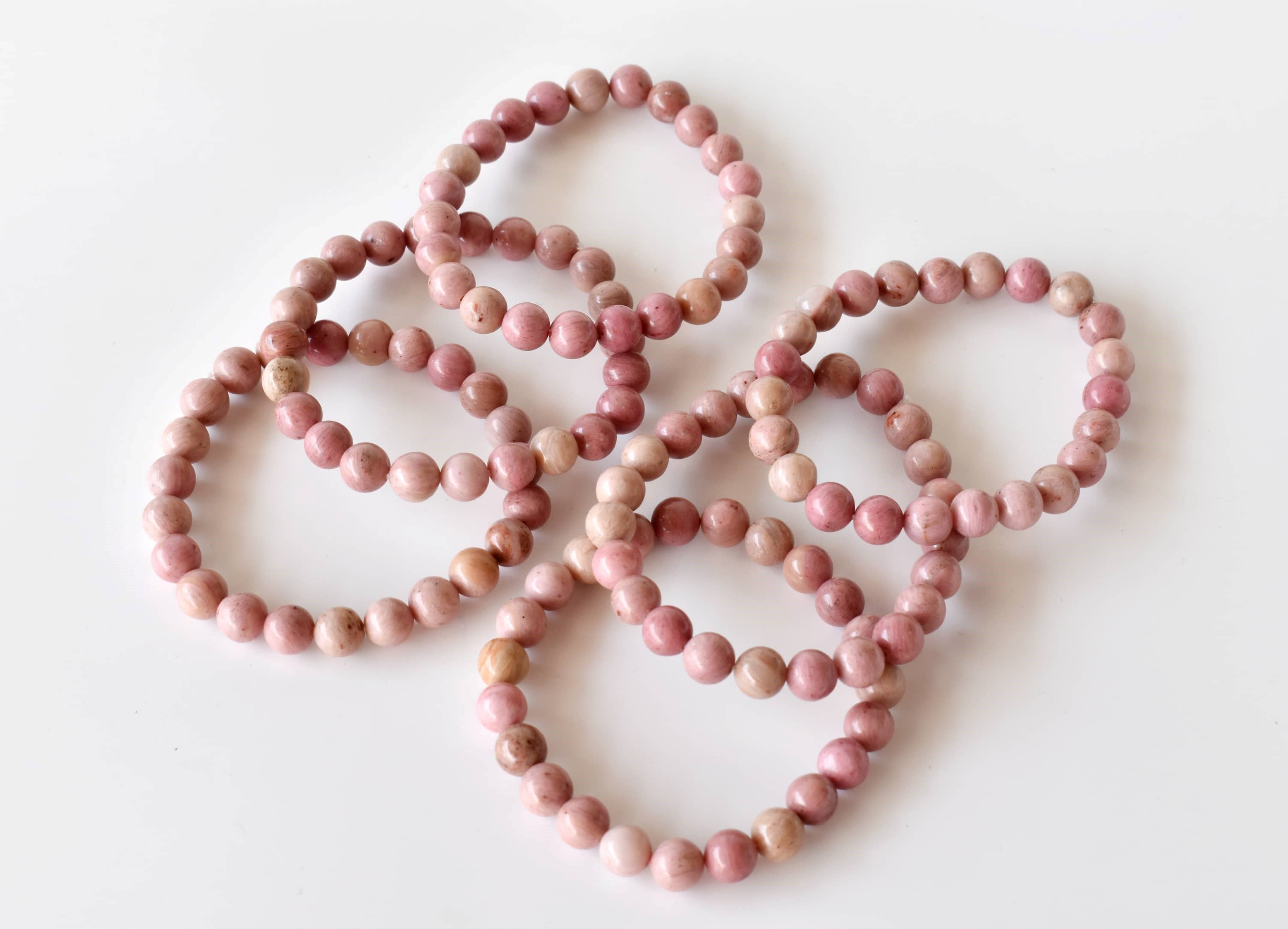 Soothing Crystals - Wholesale Beaded Bracelet - Healing Bracelet | Rhodochrosite | Gemstone Bracelet1